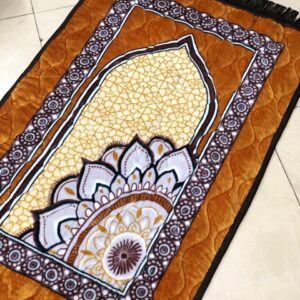 Flower Designed Prayer Mat